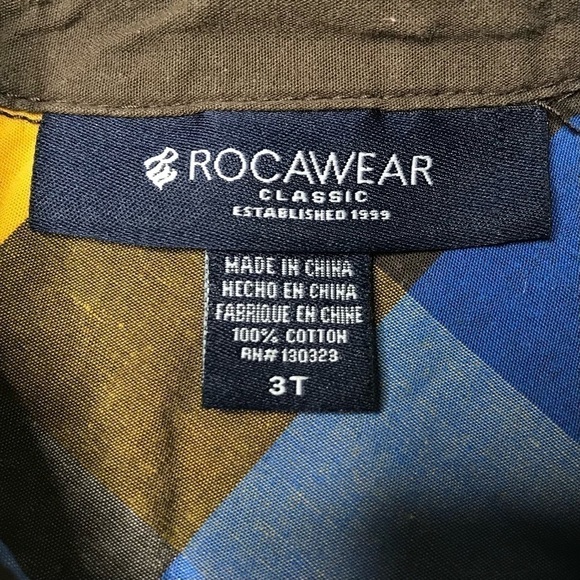 Rocawear Classic Long Sleeve Button Down Buffalo Plaid Dress Shirt Toddler 3T - Picture 12 of 12